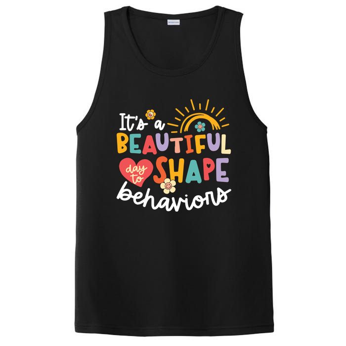 Behavior Analyst Funny Its A Beautiful Day To Shape Behaviors PosiCharge Competitor Tank