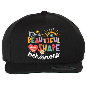 Behavior Analyst Funny Its A Beautiful Day To Shape Behaviors Wool Snapback Cap