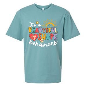 Behavior Analyst Funny Its A Beautiful Day To Shape Behaviors Sueded Cloud Jersey T-Shirt