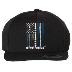 Baseball American Flag Freddie Los Angeles Baseball Wool Snapback Cap