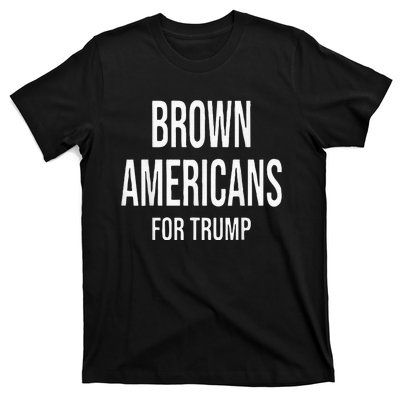 Brown Americans For Trump T-Shirt