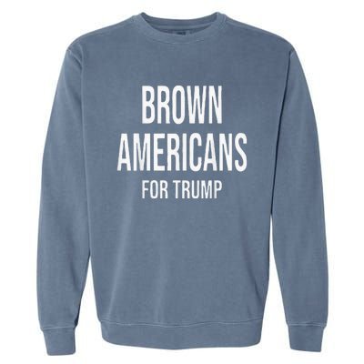 Brown Americans For Trump Garment-Dyed Sweatshirt