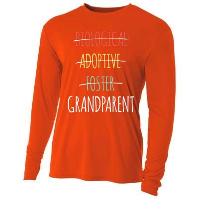 Biological Adoptive Foster Grandparent Cooling Performance Long Sleeve Crew