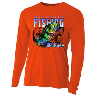 Bass Attitude Fishing Catch And Release Cooling Performance Long Sleeve Crew