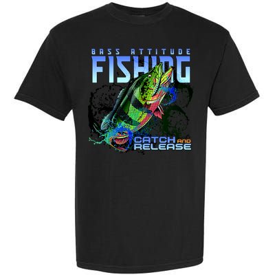Bass Attitude Fishing Catch And Release Garment-Dyed Heavyweight T-Shirt