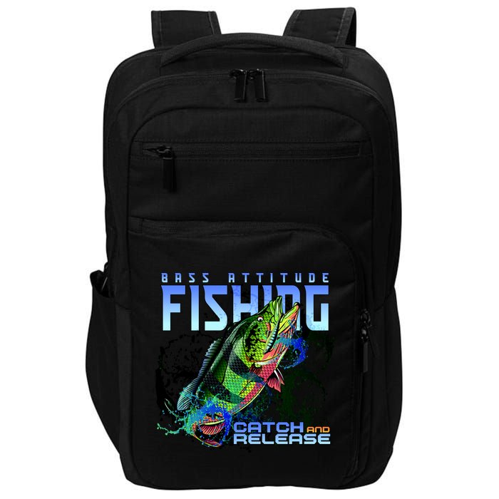 Bass Attitude Fishing Catch And Release Impact Tech Backpack