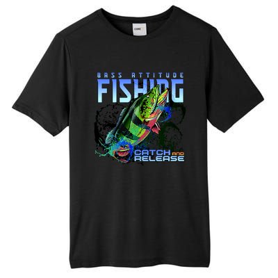 Bass Attitude Fishing Catch And Release Tall Fusion ChromaSoft Performance T-Shirt