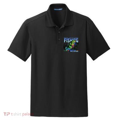 Bass Attitude Fishing Catch And Release Dry Zone Grid Polo