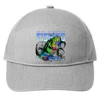 Bass Attitude Fishing Catch And Release 7-Panel Snapback Hat