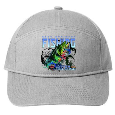 Bass Attitude Fishing Catch And Release 7-Panel Snapback Hat