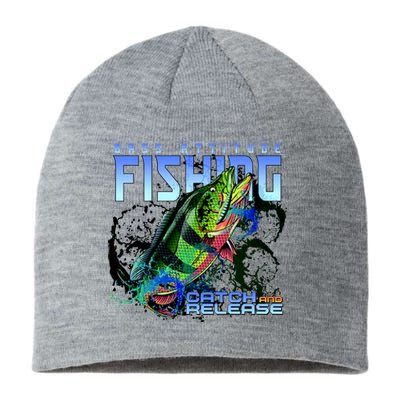 Bass Attitude Fishing Catch And Release Sustainable Beanie