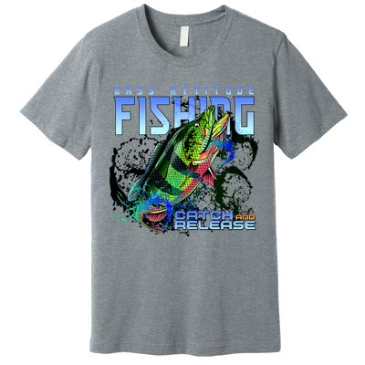 Bass Attitude Fishing Catch And Release Premium T-Shirt