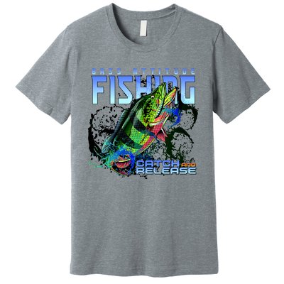 Bass Attitude Fishing Catch And Release Premium T-Shirt