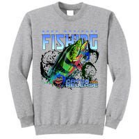 Bass Attitude Fishing Catch And Release Tall Sweatshirt