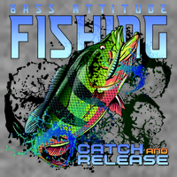 Bass Attitude Fishing Catch And Release Tall Sweatshirt