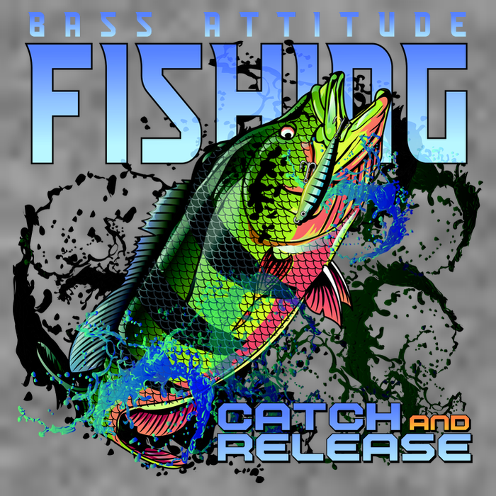 Bass Attitude Fishing Catch And Release Tall Sweatshirt