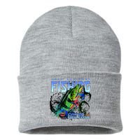 Bass Attitude Fishing Catch And Release Sustainable Knit Beanie