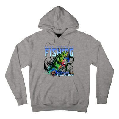 Bass Attitude Fishing Catch And Release Tall Hoodie