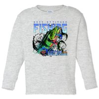 Bass Attitude Fishing Catch And Release Toddler Long Sleeve Shirt