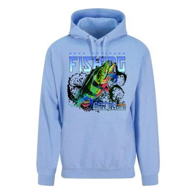 Bass Attitude Fishing Catch And Release Unisex Surf Hoodie