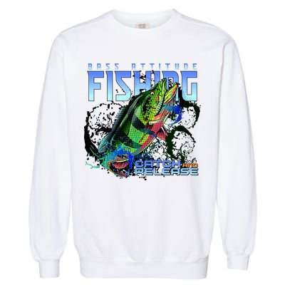 Bass Attitude Fishing Catch And Release Garment-Dyed Sweatshirt