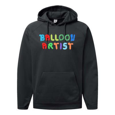 Balloon Artist  Fun Sculptor Balloon Twister Performance Fleece Hoodie