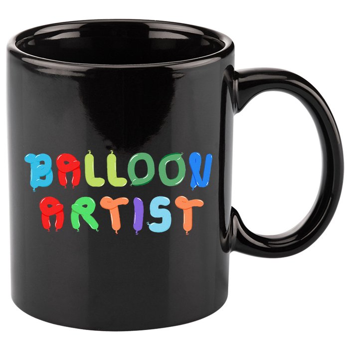 Balloon Artist  Fun Sculptor Balloon Twister 11oz C Handle Ceramic Mug