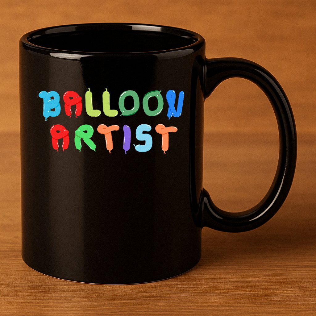 Balloon Artist  Fun Sculptor Balloon Twister 11oz C Handle Ceramic Mug
