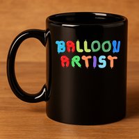 Balloon Artist  Fun Sculptor Balloon Twister 11oz C Handle Ceramic Mug