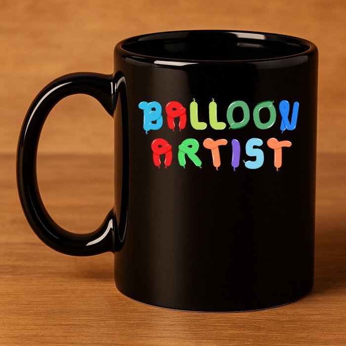 Balloon Artist  Fun Sculptor Balloon Twister 11oz C Handle Ceramic Mug