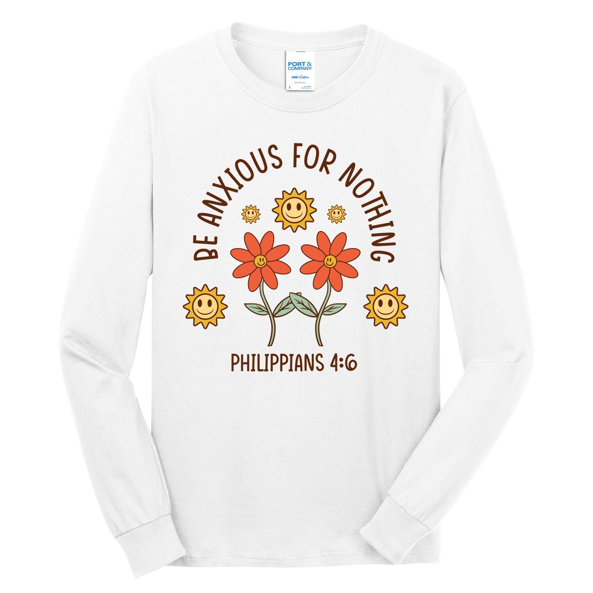 Be Anxious For Nothing Tall Long Sleeve T-Shirt