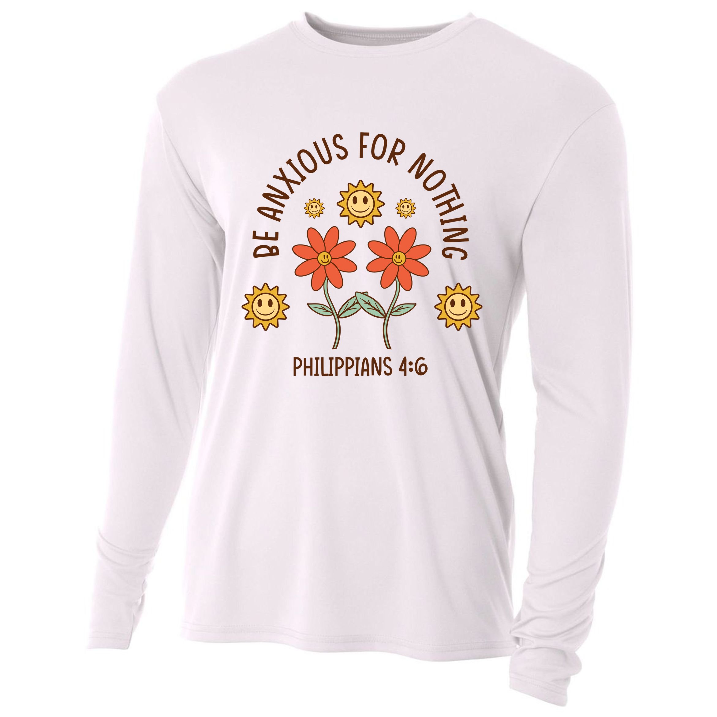 Be Anxious For Nothing Cooling Performance Long Sleeve Crew