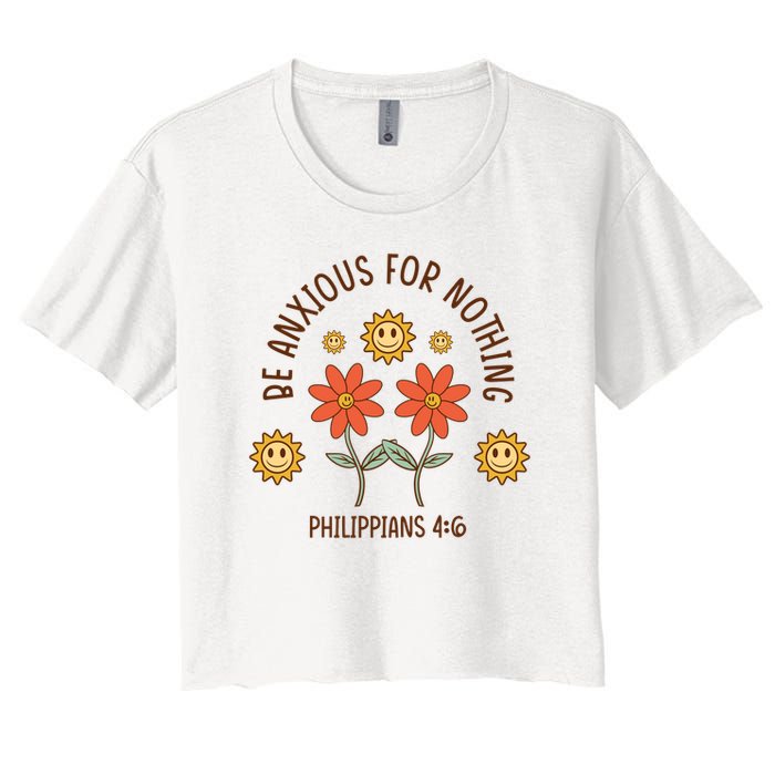 Be Anxious For Nothing Crop Top