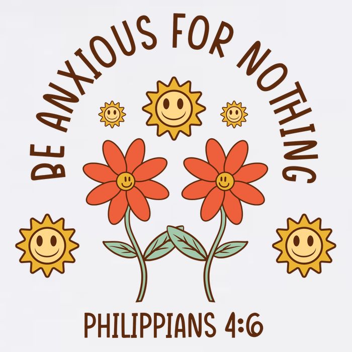 Be Anxious For Nothing Short Acrylic Beanie