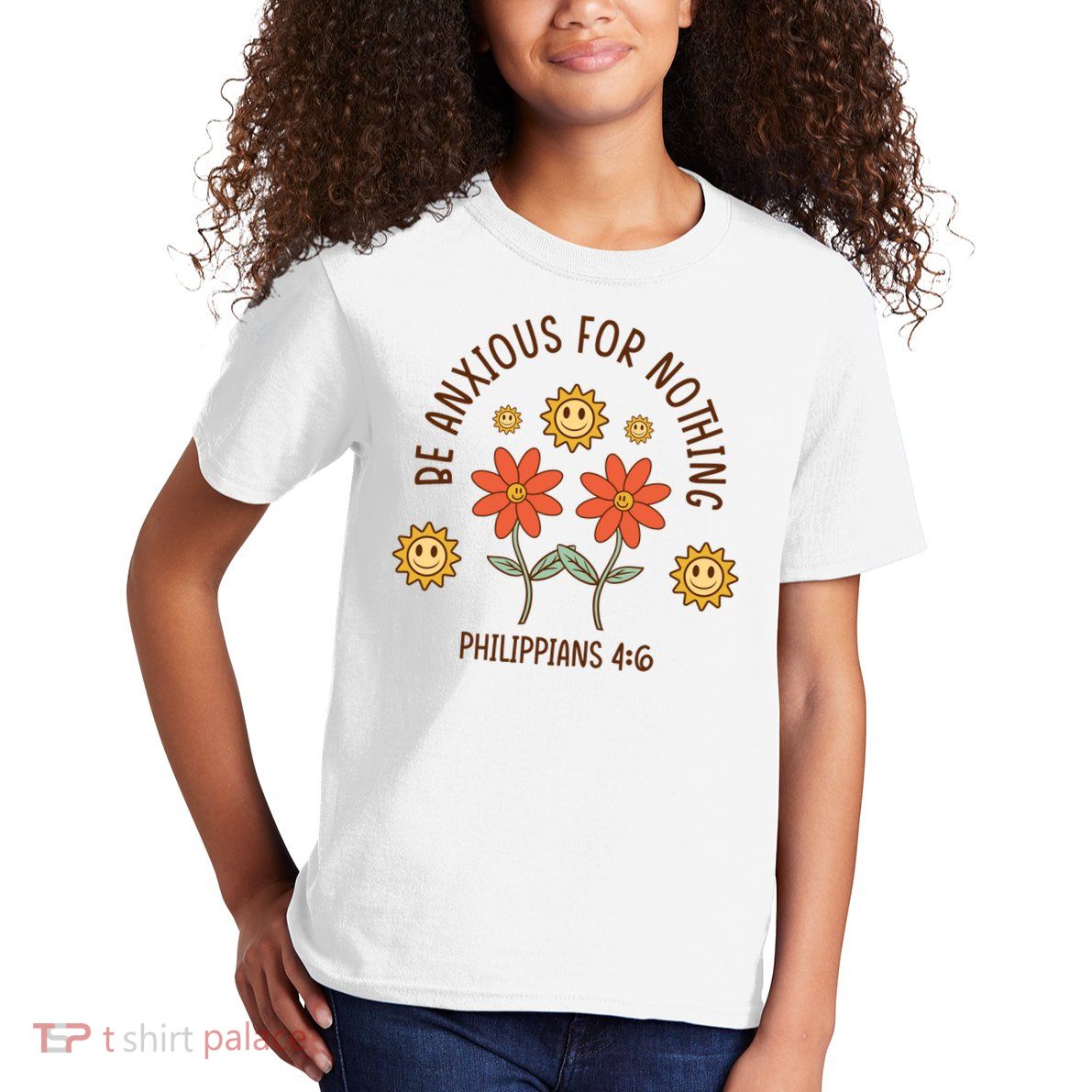 Be Anxious For Nothing Kids T-Shirt