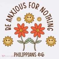 Be Anxious For Nothing Kids T-Shirt