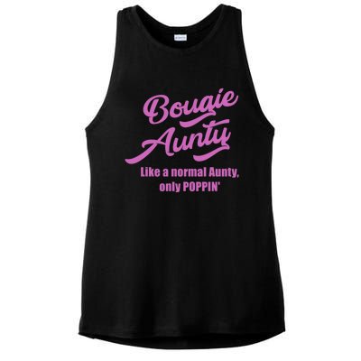 Bougie Aunty Fun Gift For Favorite Aunt Gift Ladies PosiCharge Tri-Blend Wicking Tank