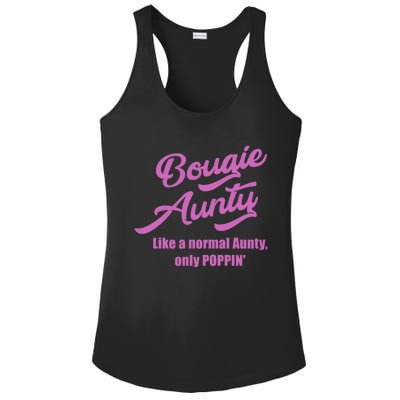 Bougie Aunty Fun Gift For Favorite Aunt Gift Ladies PosiCharge Competitor Racerback Tank