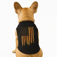 Beekeeping American Flag Honeycomb Honey Bees Beekeeper Doggie Tank