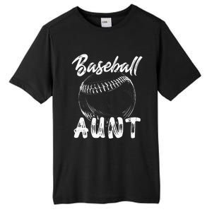 Baseball Aunt For Women Family Matching Players Team Auntie Tall Fusion ChromaSoft Performance T-Shirt