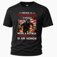 Being A Firefighter Is A Choice Being A Retired Firefighter Performance Shirt
