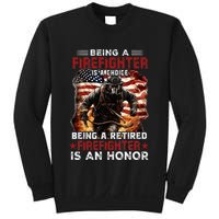 Being A Firefighter Is A Choice Being A Retired Firefighter Sweatshirt