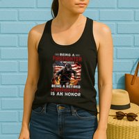 Being A Firefighter Is A Choice Being A Retired Firefighter Womens Tank Top