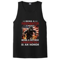 Being A Firefighter Is A Choice Being A Retired Firefighter PosiCharge Competitor Tank