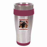 Being A Firefighter Is A Choice Being A Retired Firefighter 16oz Travel Tumbler