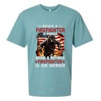 Being A Firefighter Is A Choice Being A Retired Firefighter Sueded Cloud Jersey T-Shirt