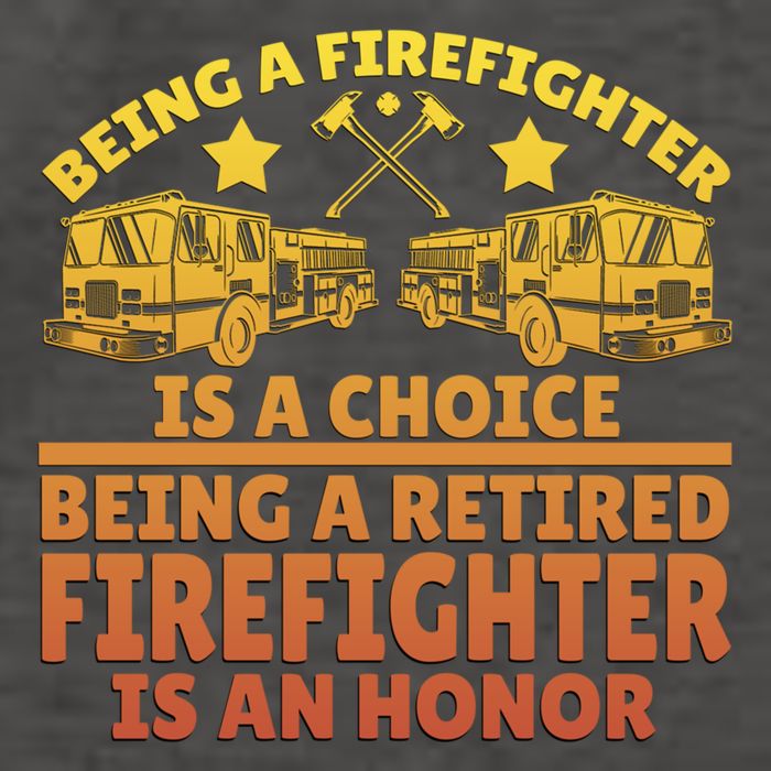 Being A Firefighter Is A Choice Being A Retired Firefighter Gift Vector Backpack