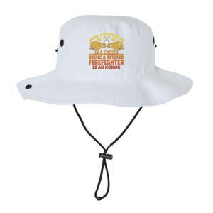 Being A Firefighter Is A Choice Being A Retired Firefighter Gift Legacy Cool Fit Booney Bucket Hat