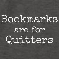 Bookmarks Are For Quitters Gift Book Lovers Librarian Vector Backpack
