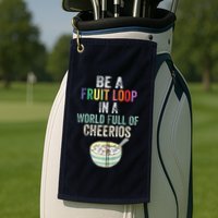 Be A Fruit Loop In A World Full Of Cheerios Golf Towel